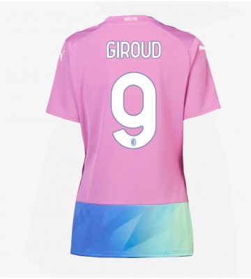 AC Milan Olivier Giroud #9 Koszulka Trzecich Kobiety 2023-24 Krótki Rękaw